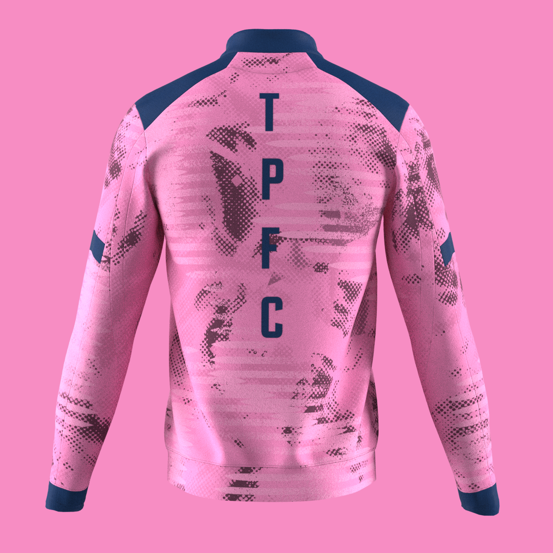 (預售) 大埔球迷打氣系列 -  粉紅色全拉鏈外套